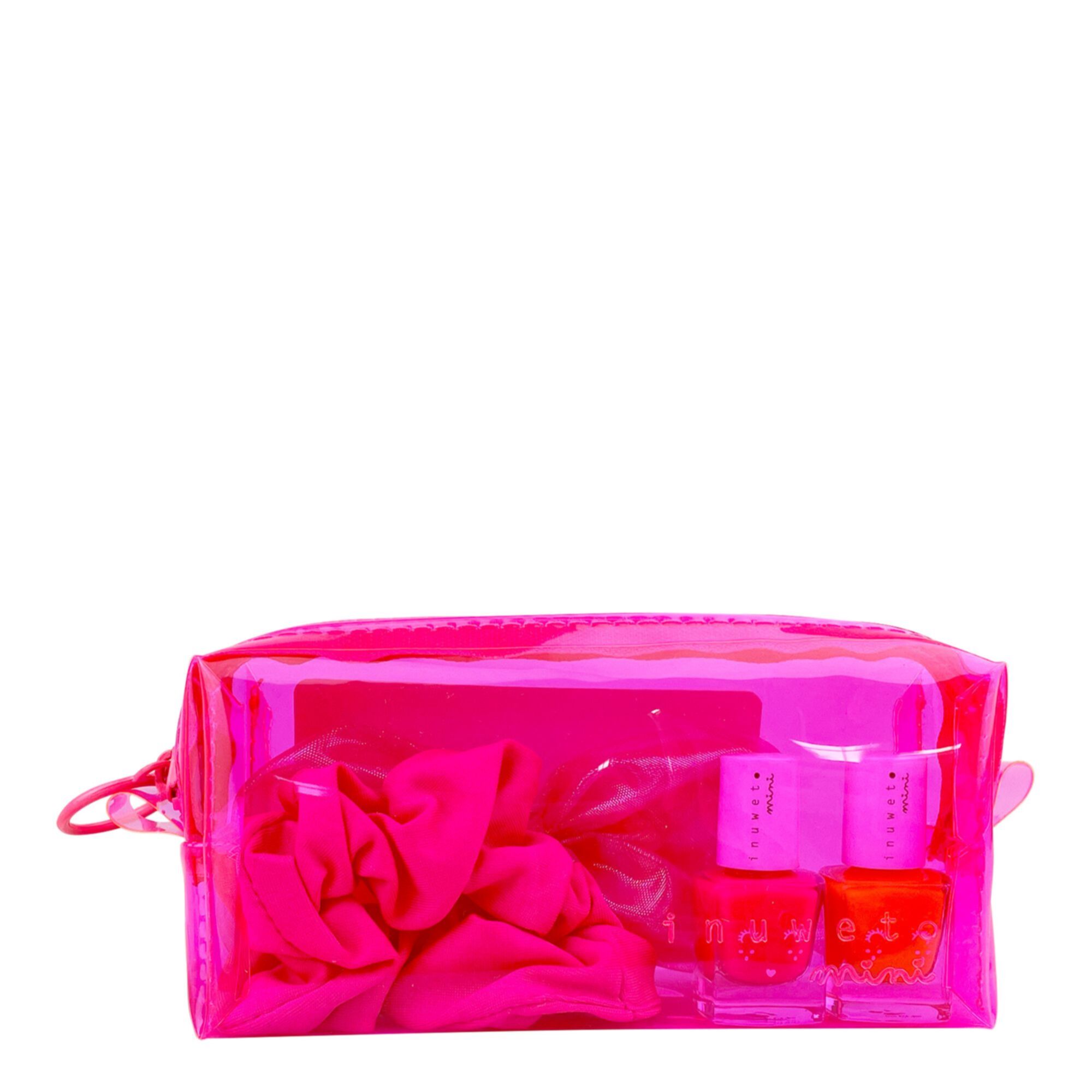 Inuwet - Trousse Fluo Rose Vernis À Ongles & Chouchou
