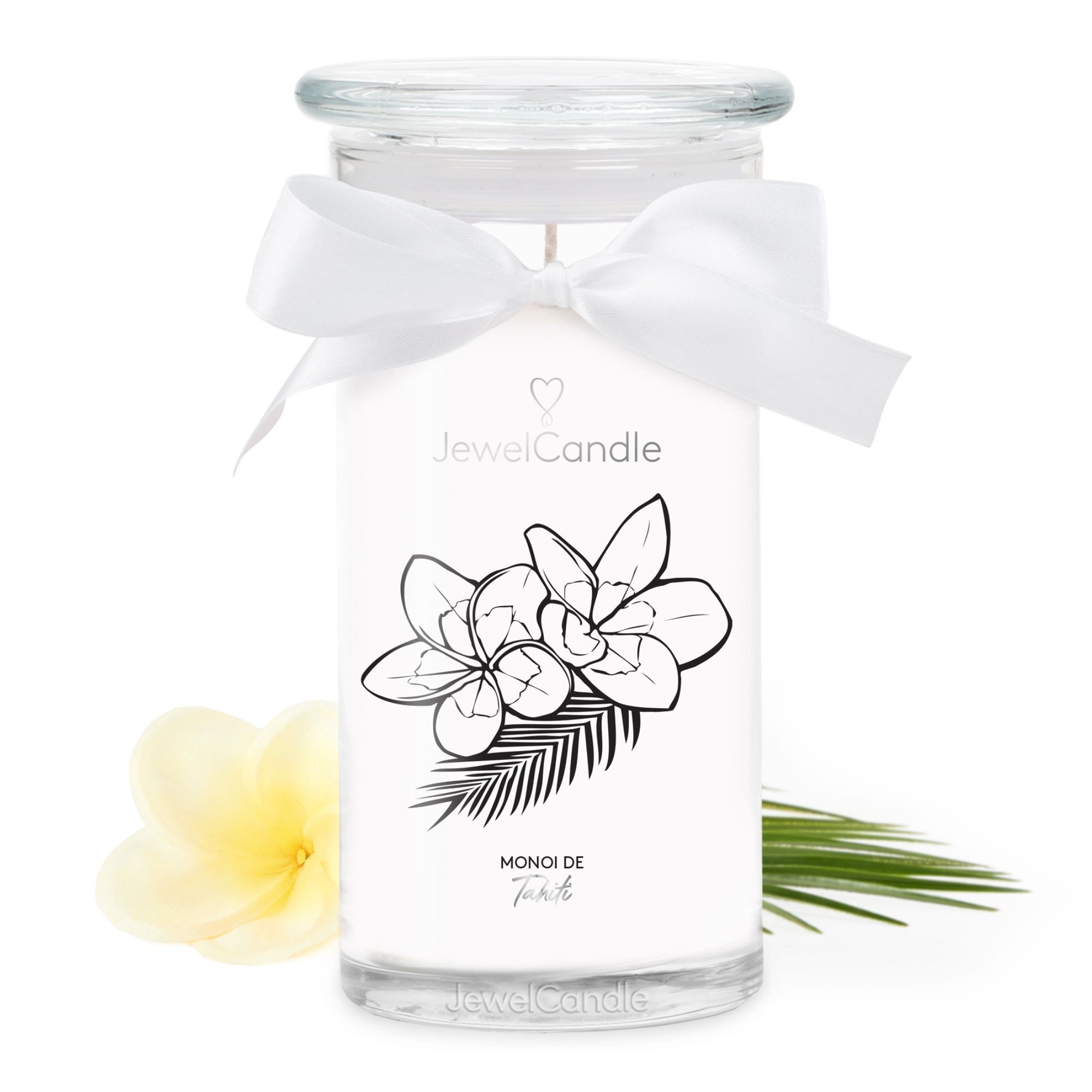 Jewel Candle - Monoï De Tahiti Bougie Parfumée Avec Bijou En Argent Massif 925 Bracelet