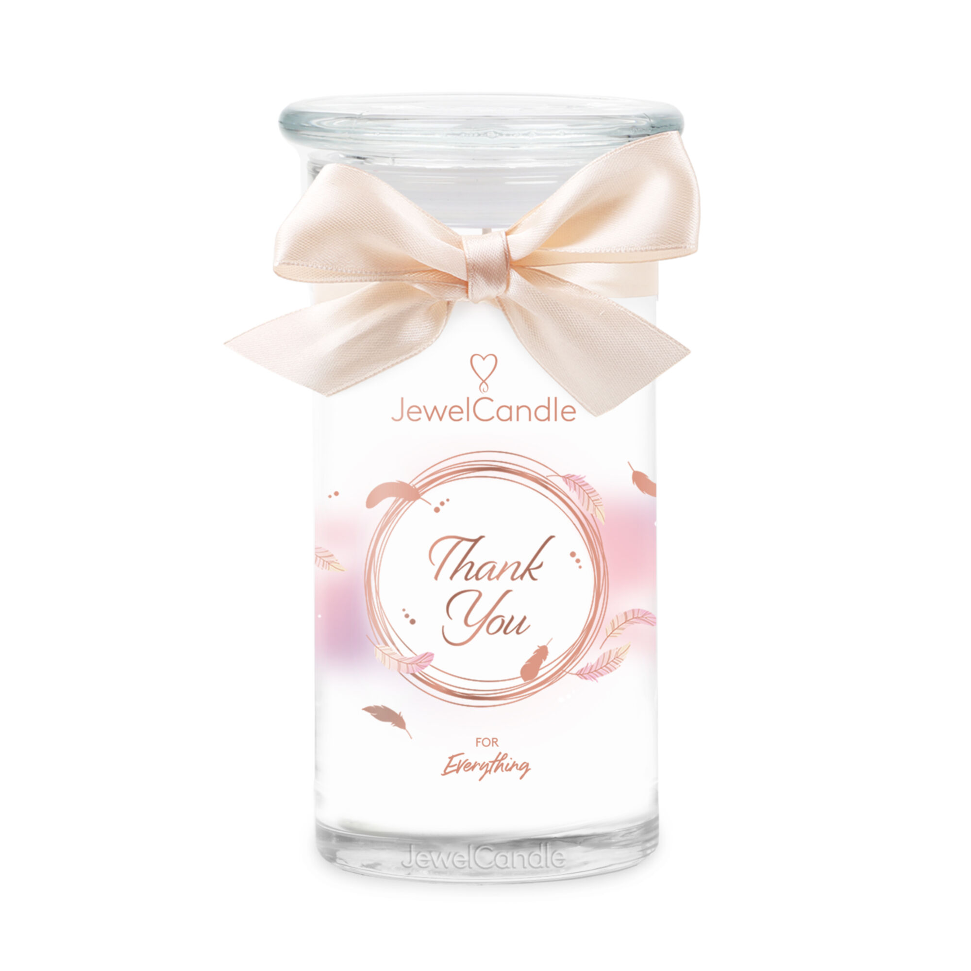 Jewel Candle - Thank You Boucles D'oreilles Bougie Bijou Argent 925