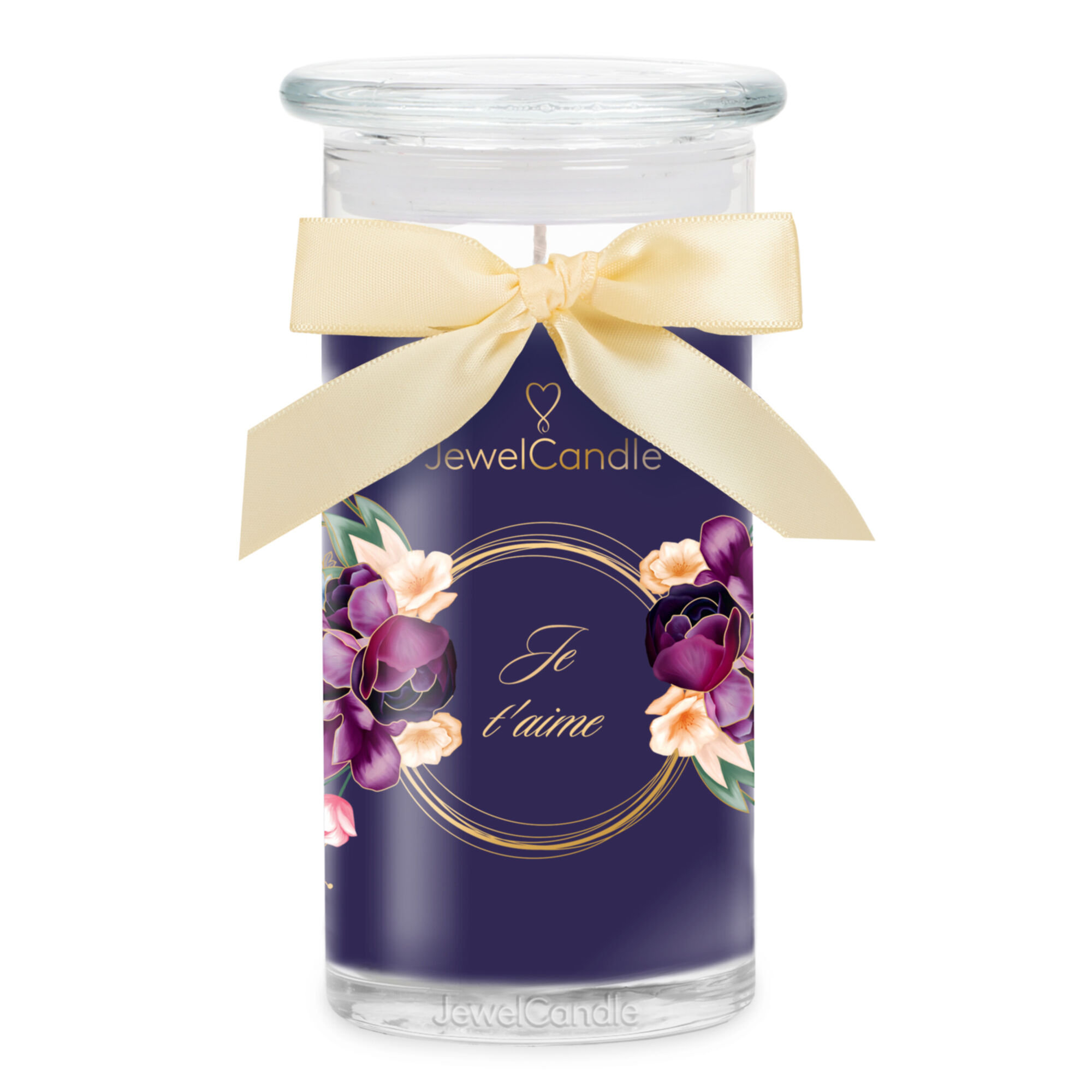 Jewel Candle - Je T'aime Bougie Parfumée Avec Bijou Argent Massif Collier