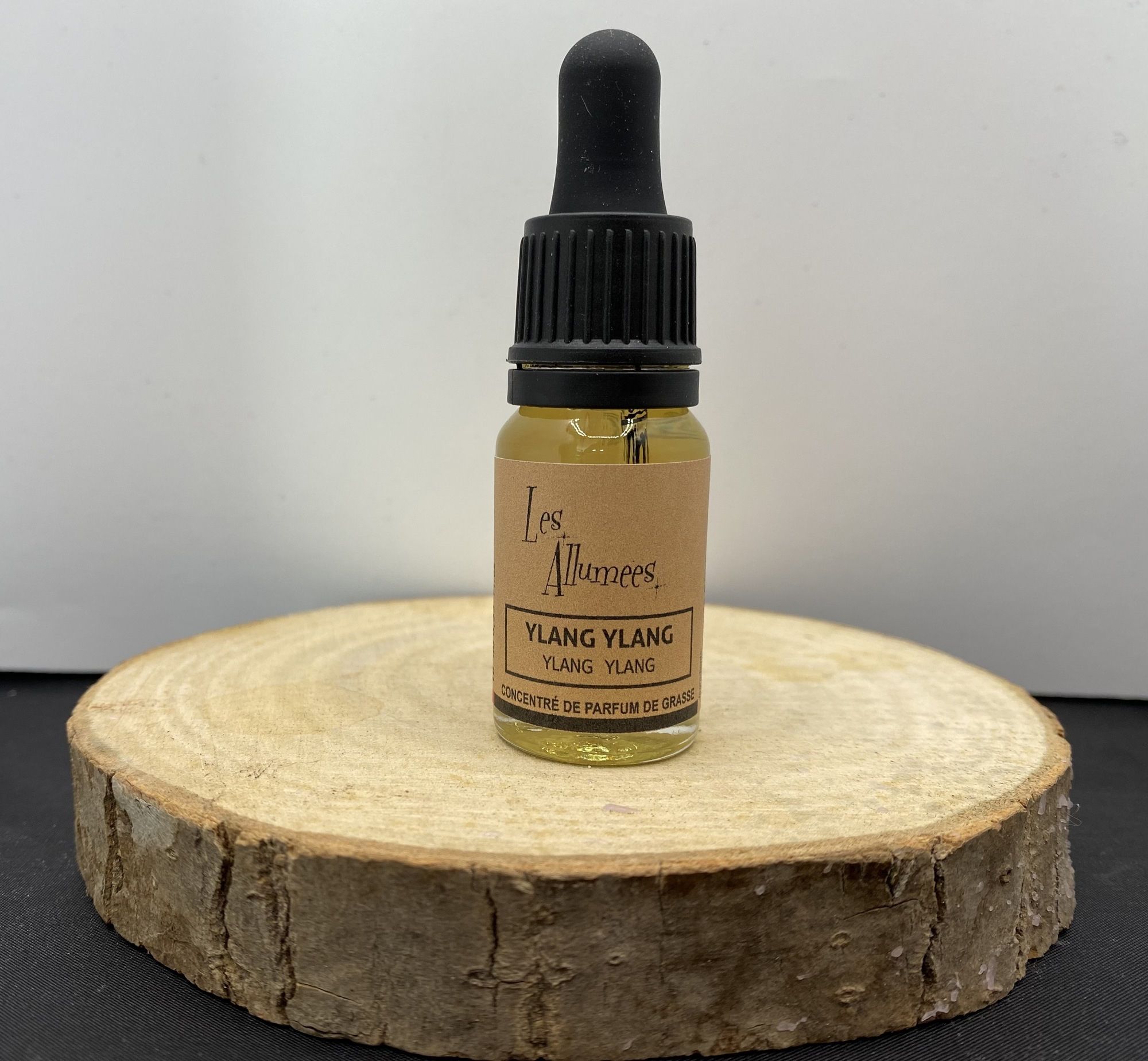 Les Allumées - Fiole Verre Pipette Bouchon Noir Parfum De Grasse Ylang Ylang - 10ml