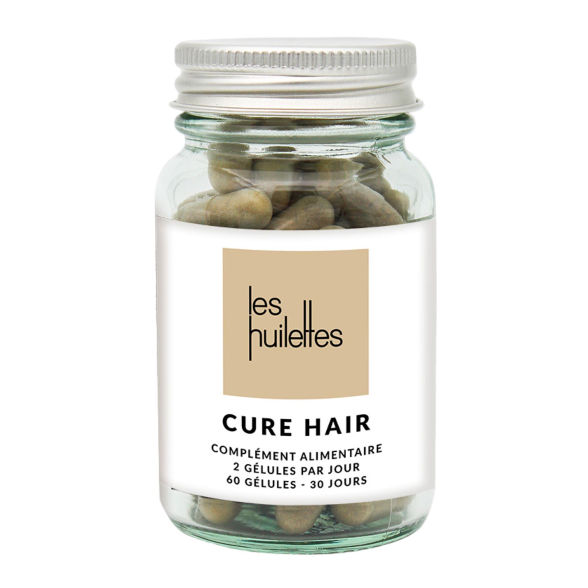 Les Huilettes - Cure Hair Compléments Alimentaire Cheveux 60caps