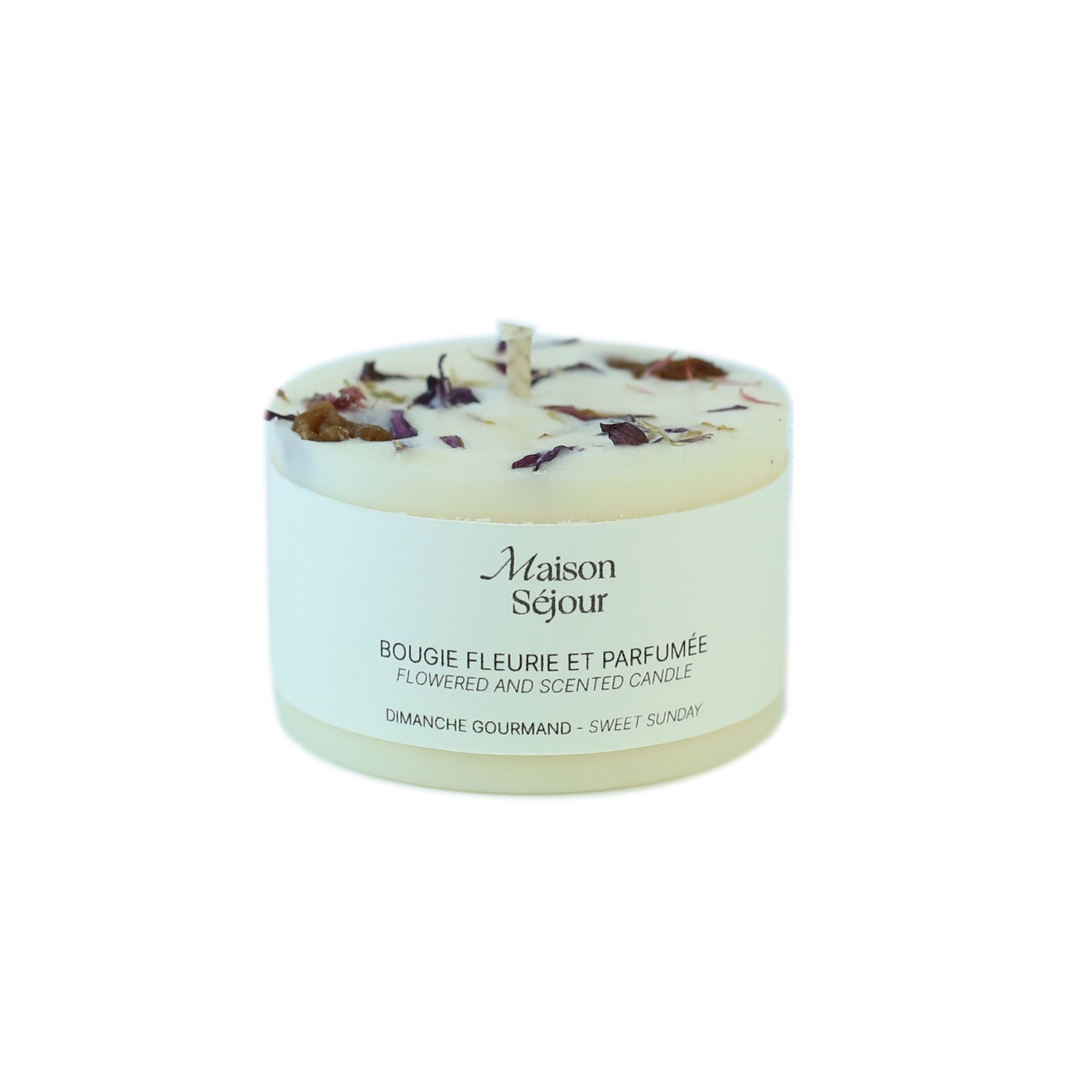 Maison Séjour - Dimanche Gourmand Bougie Fleurie Et Parfumée 80g