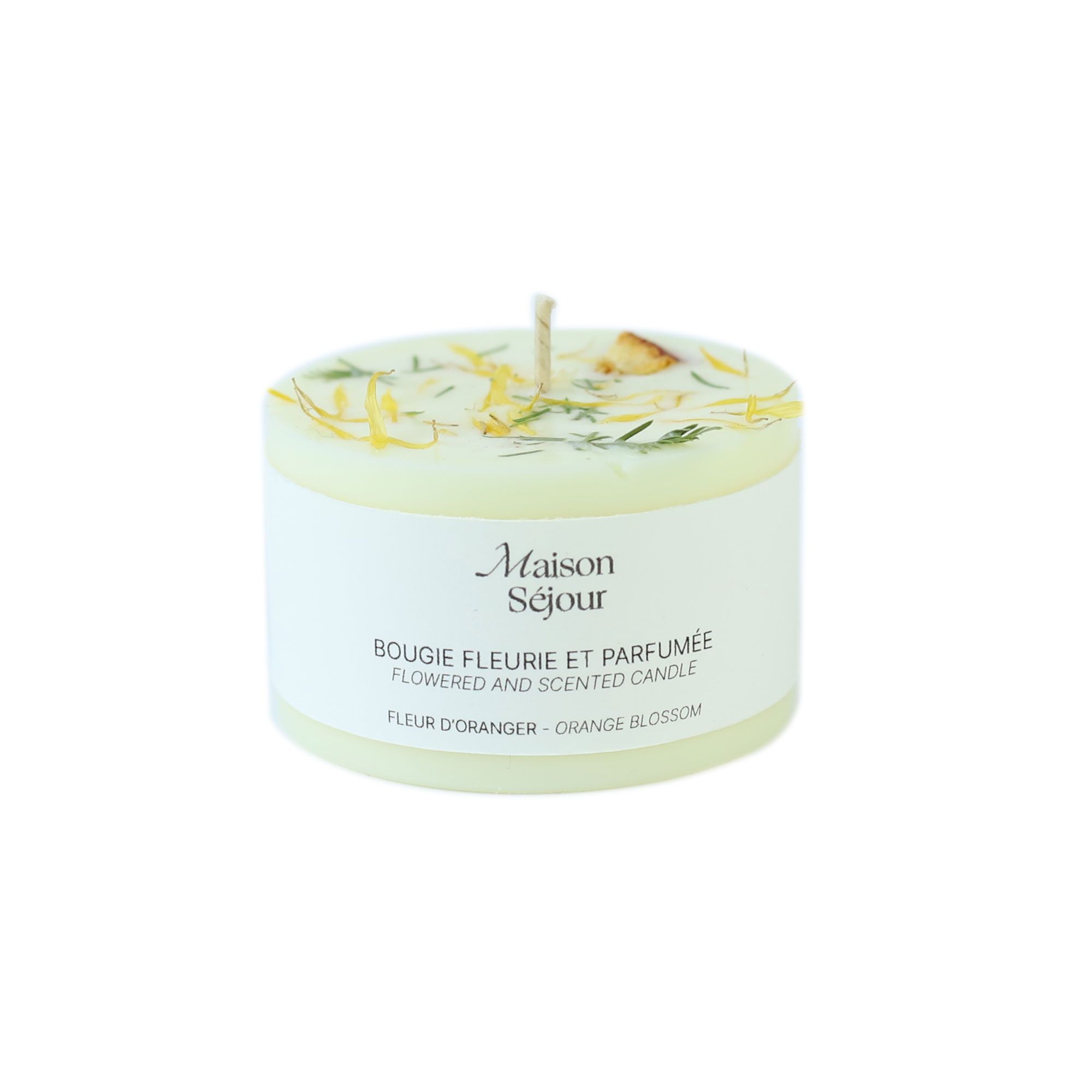 Maison Séjour - Fleur D'oranger Bougie Fleurie Et Parfumée 80g