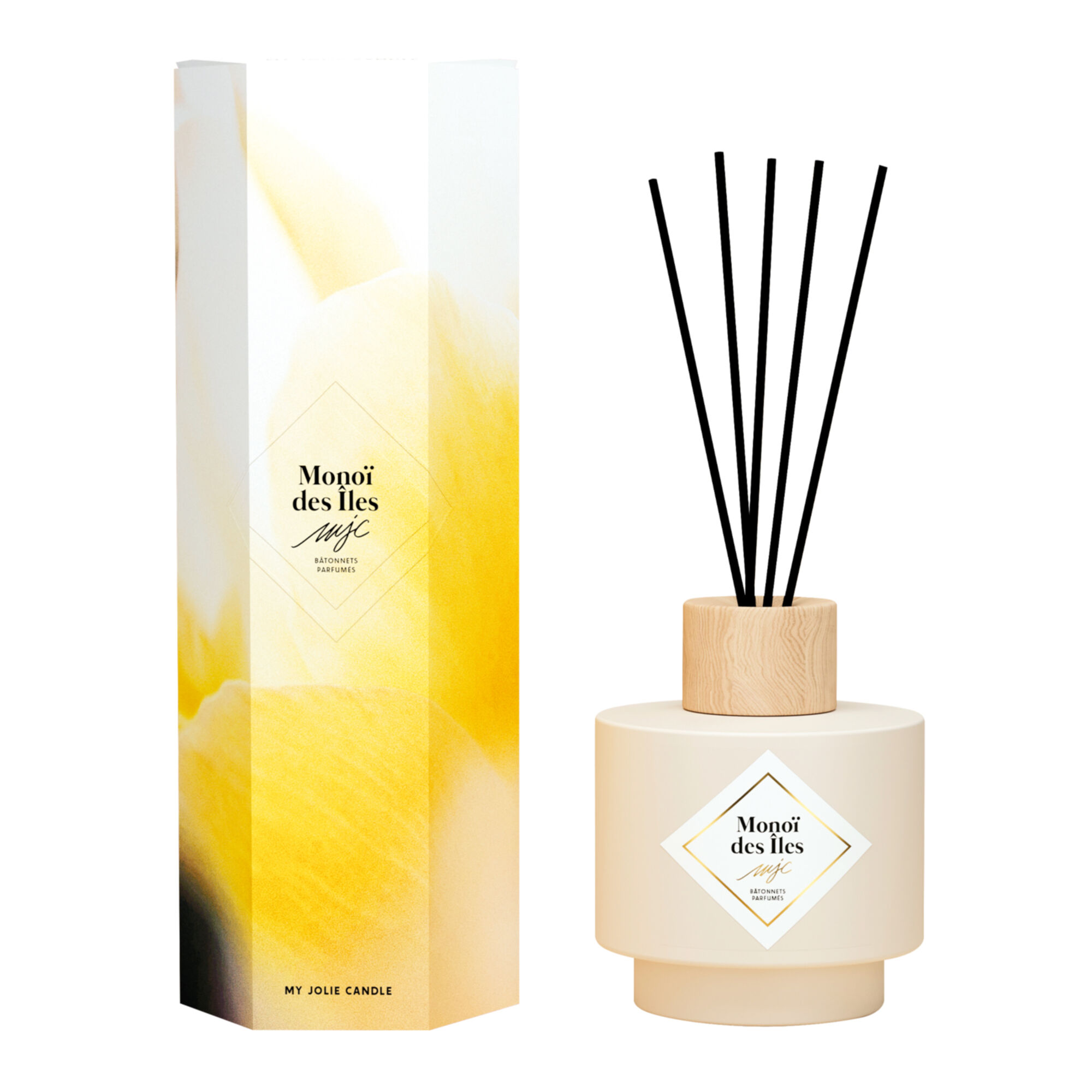 My Jolie Candle - Les Parfums D'intérieur Bâtonnets Parfumés Monoï Des Îles