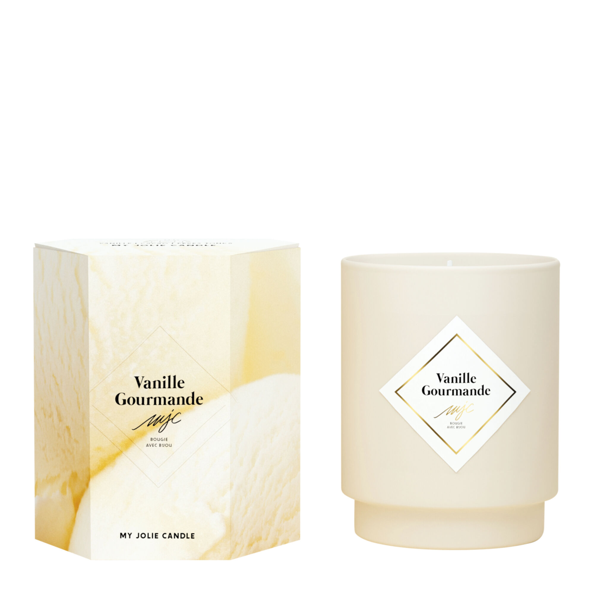 My Jolie Candle - Bougie Parfumée Avec Bijou Vanille Gourmande Bracelet Or