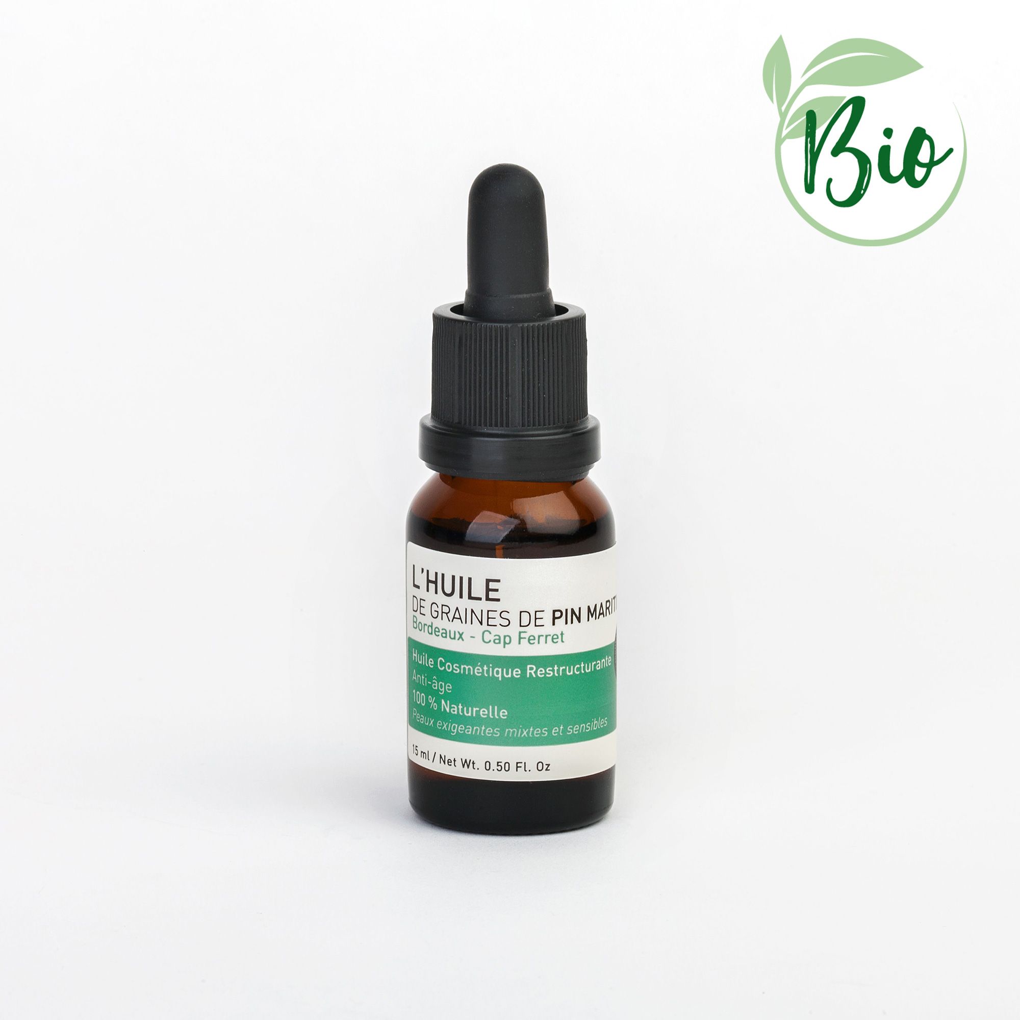 Océopin - L'huile De Graines De Pin Maritime® Sérum Anti-âge Repulpant 100% Bio Flacon 15ml