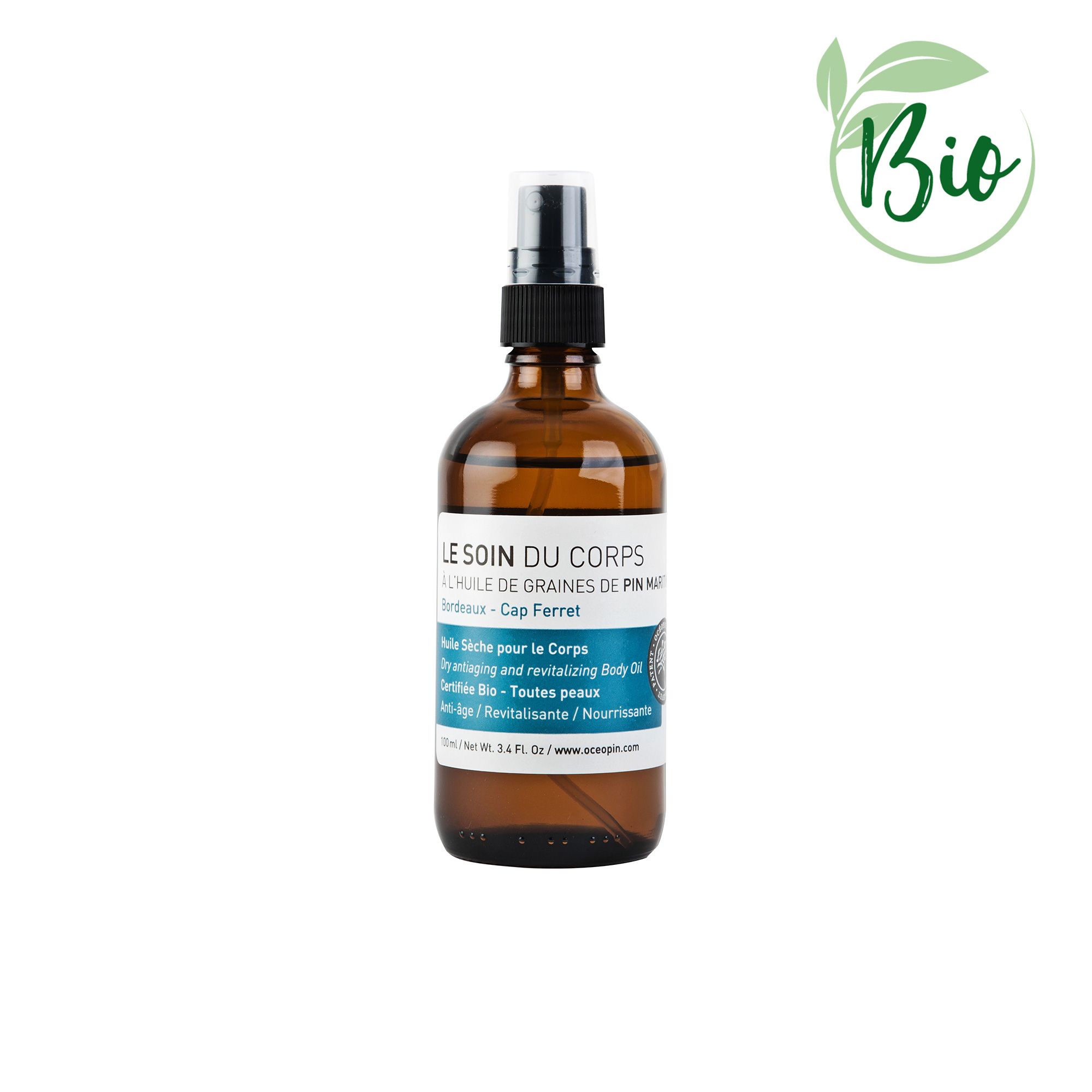 Océopin - Le Soin Du Corps Huile Sèche Bio Spray 100ml