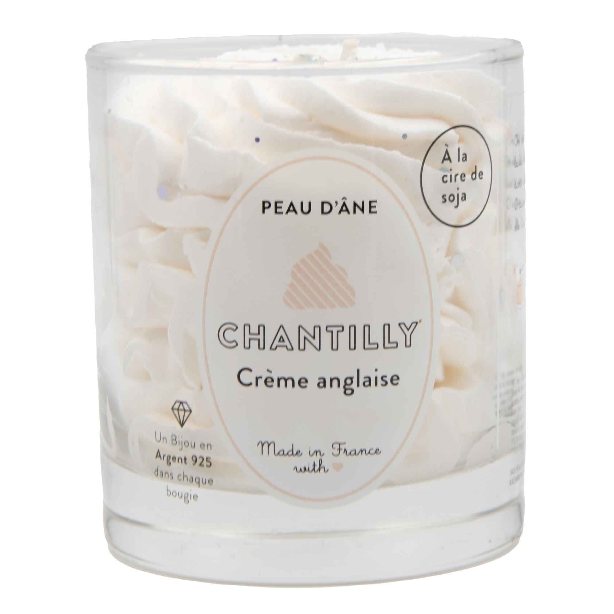 Peau D'ane - Crème Anglaise Bougie Parfumée Avec Bijou Boucles D$sq$oreilles