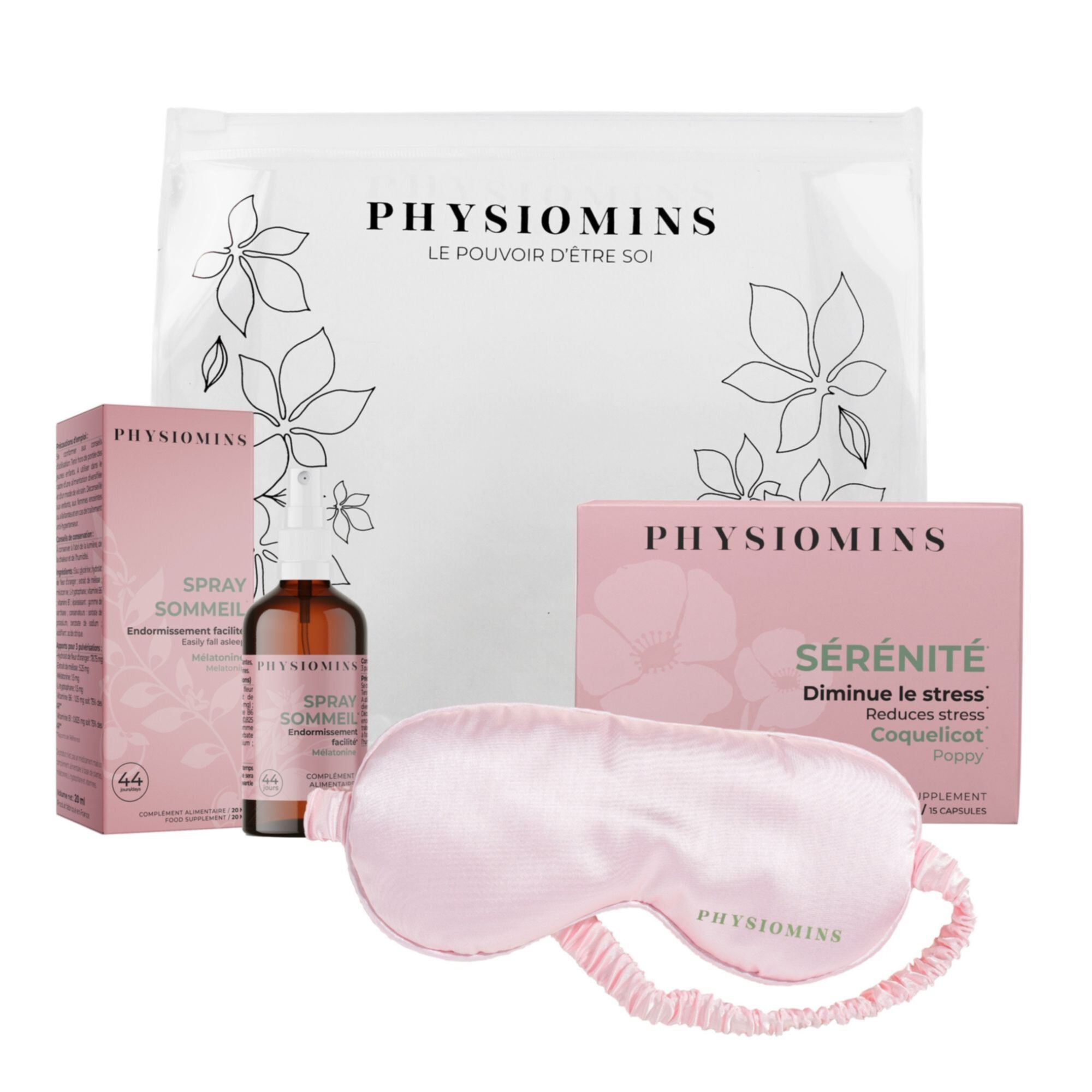 Physiomins - Trousse Mon Duo Belles Nuits Sérénité, Spray Sommeil Et Masque De Nuit