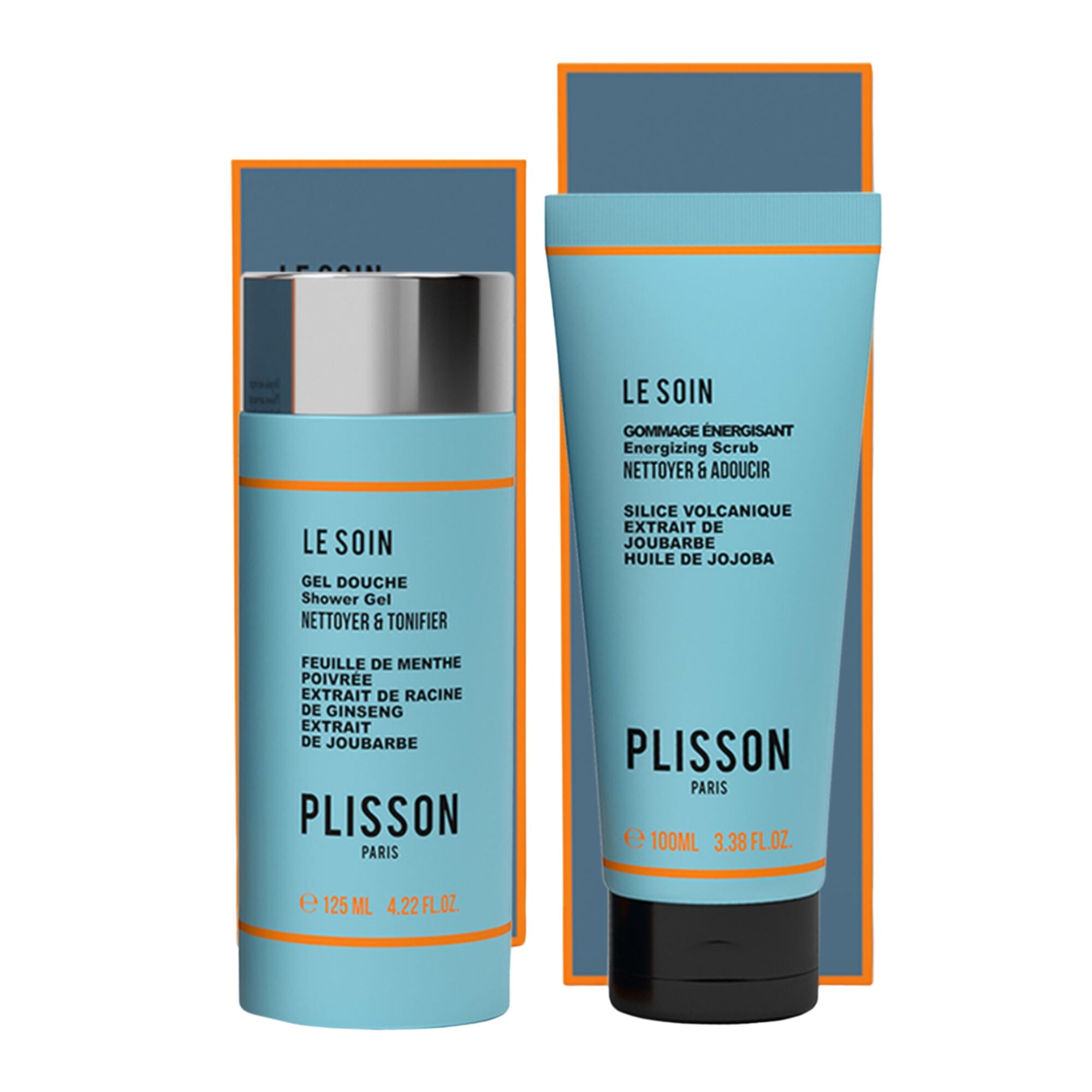 Plisson - Coffret Le Puriste Gommage Energisant & Gel Douche