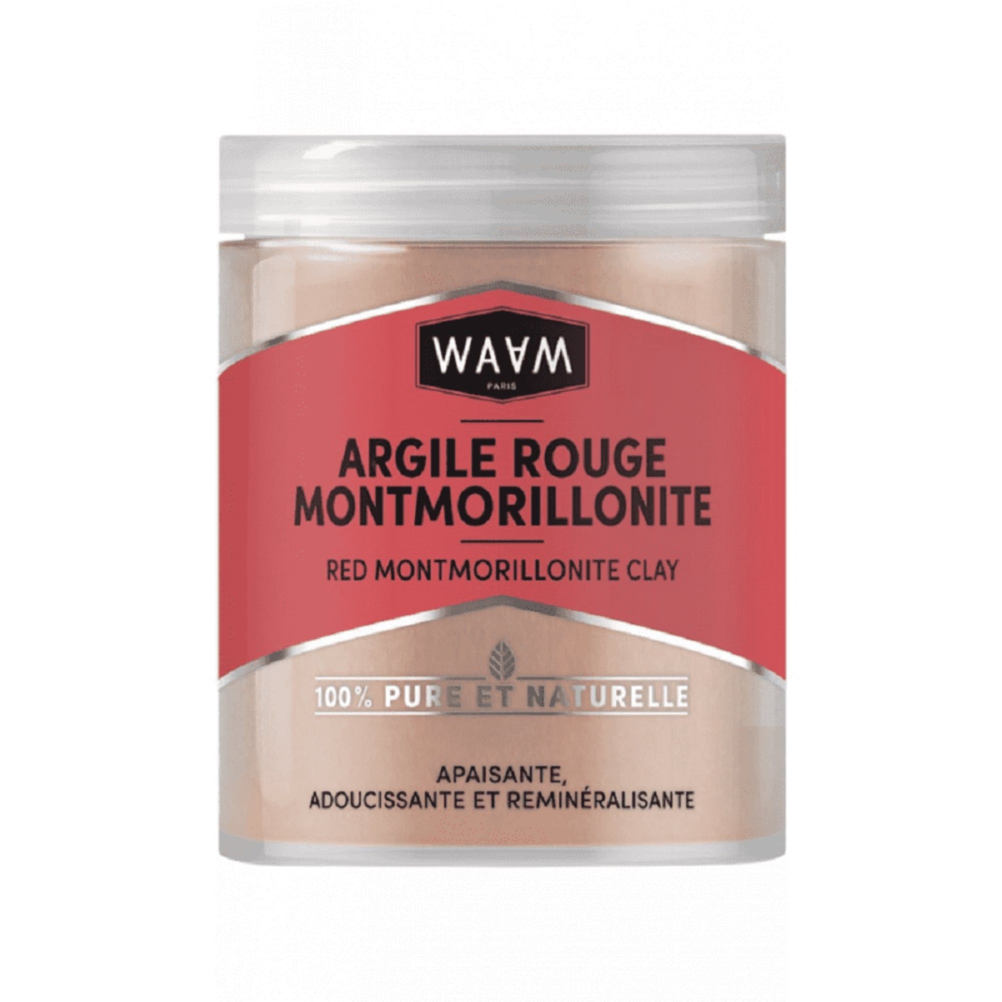 WAAM Argile Rouge Montmorillonite 250 Gr - Visage Et Corps
