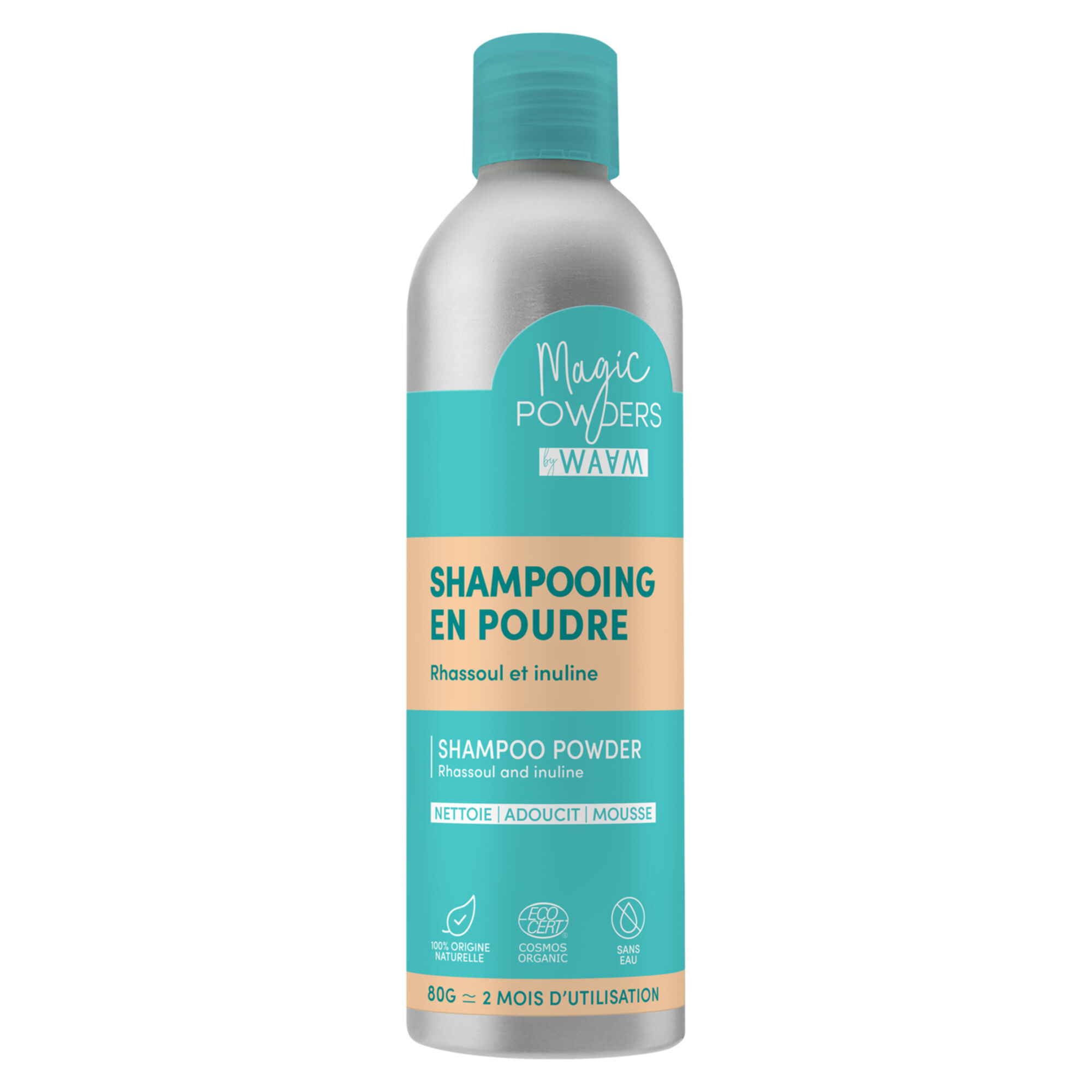 WAAM Poudre de Shampooing 70g Tous Types de Peaux 