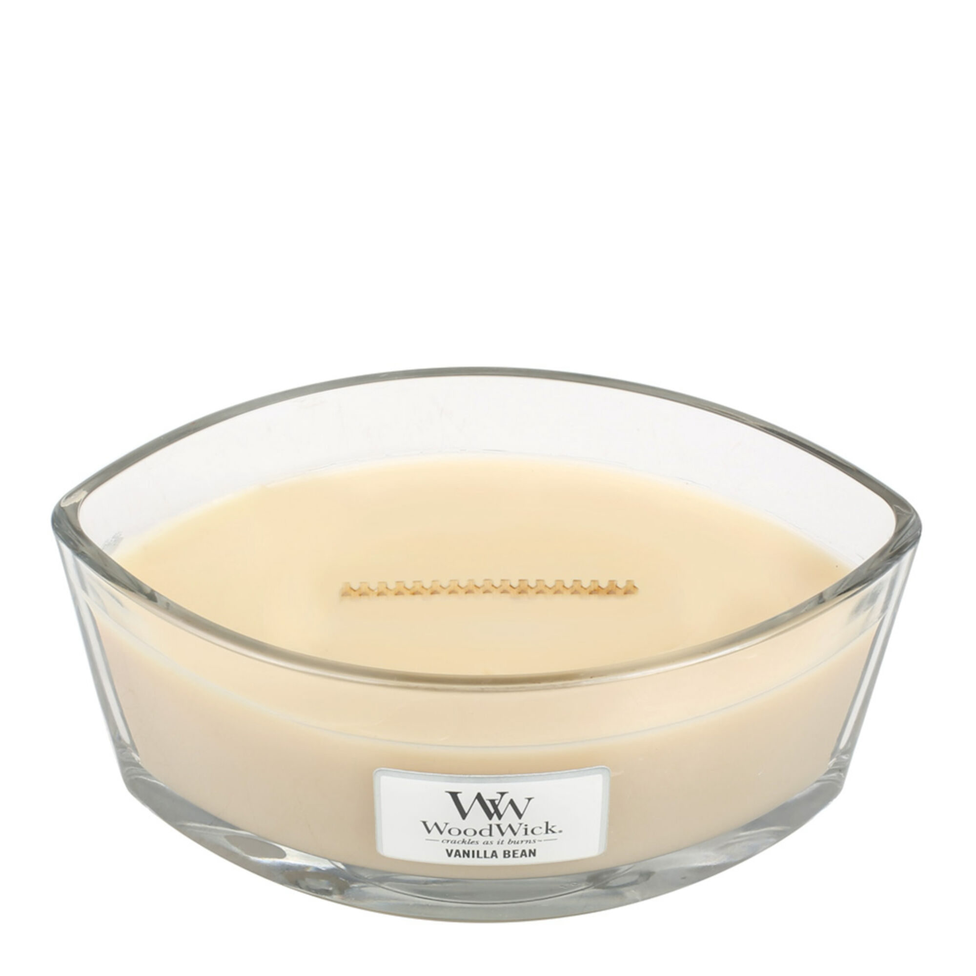 Woodwick - Gousse De Vanille Bougie Parfumée Ellipse