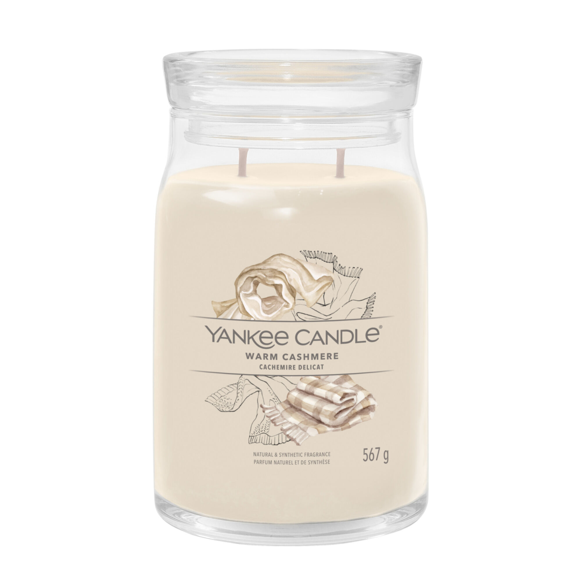 Yankee Candle - Cachemire Délicat Bougie Parfumée 567g