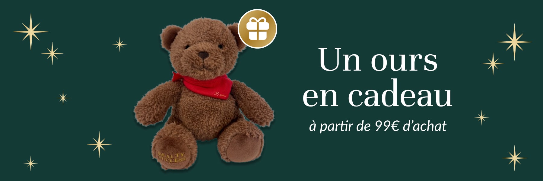 Un ours collector offert
