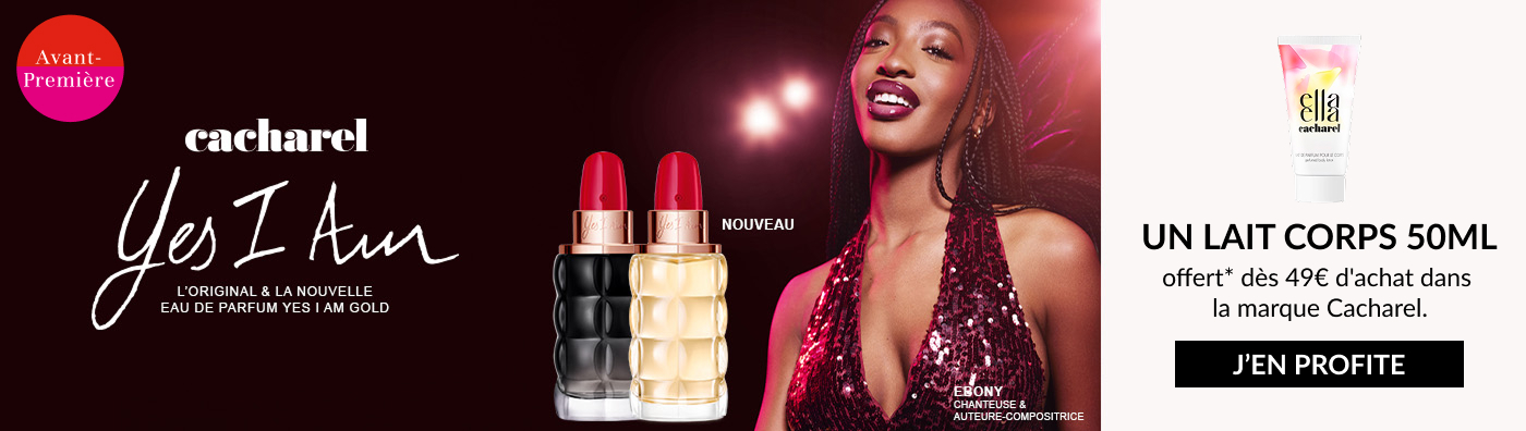 Un lait corps Ella Ella 50ml offert dès 49€ d'achat dans la marque Cacharel*