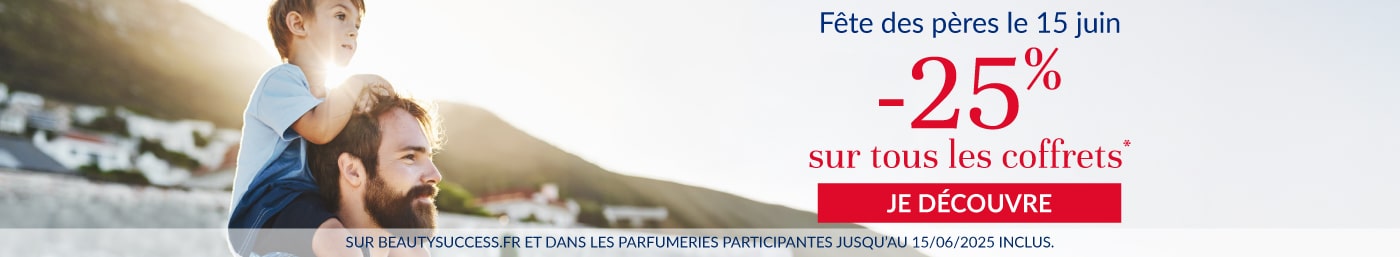 -25 sur les coffrets pour la fête des pères