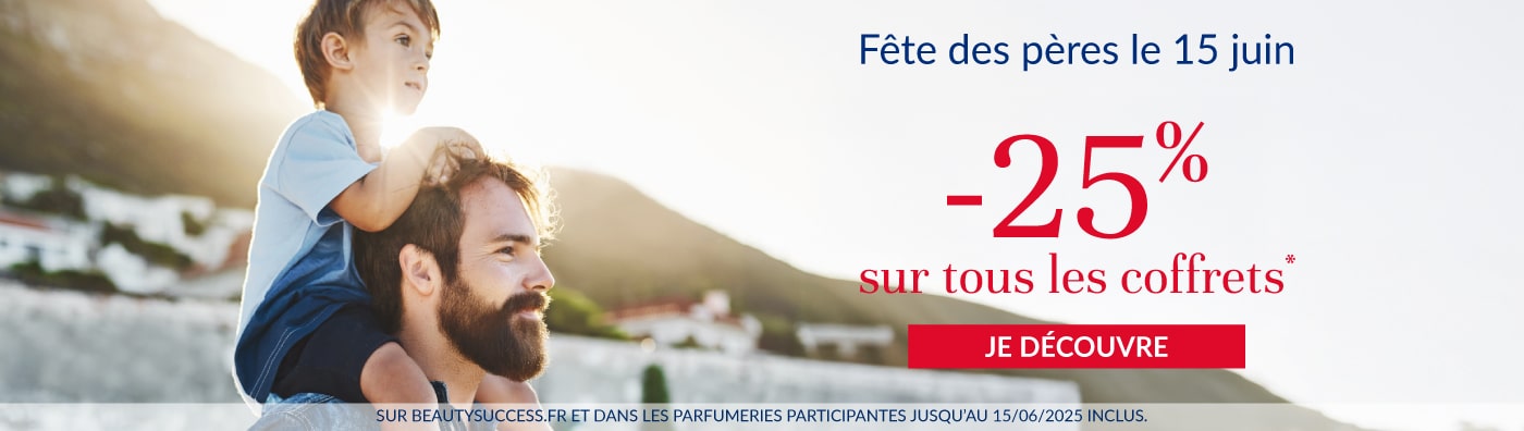-25 sur les coffrets pour la fête des pères