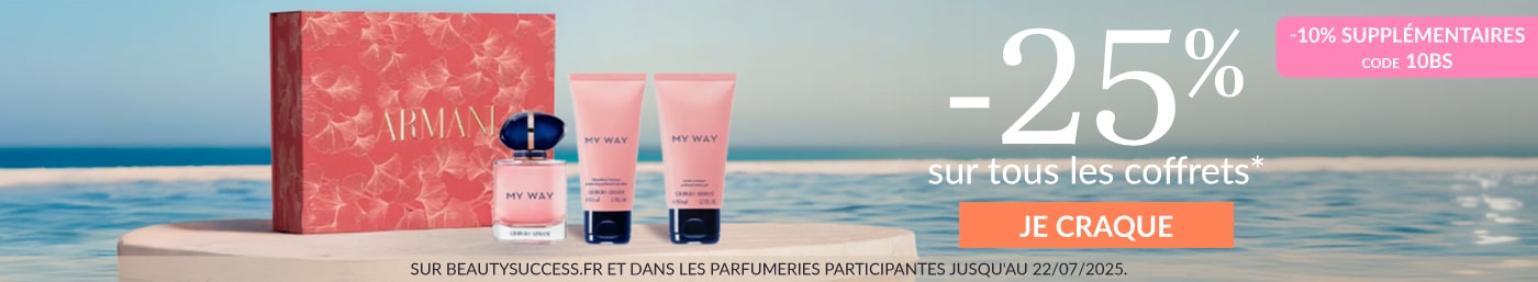 25% sur tous les coffrets* et -10% supplémentaires code :10BS