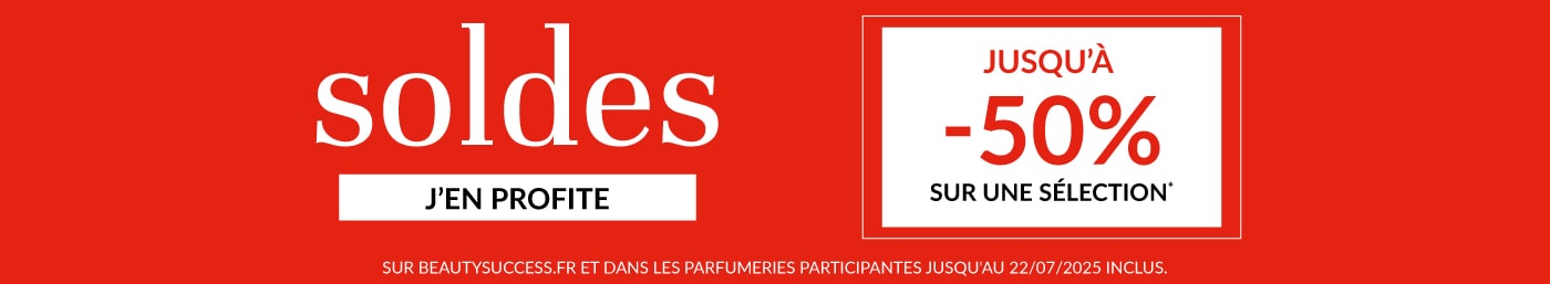 soldes jusqu'a -50% sur une sélection*