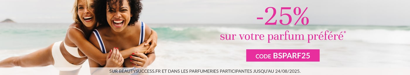 -25% sur votre parfum préféré code BSPARF25