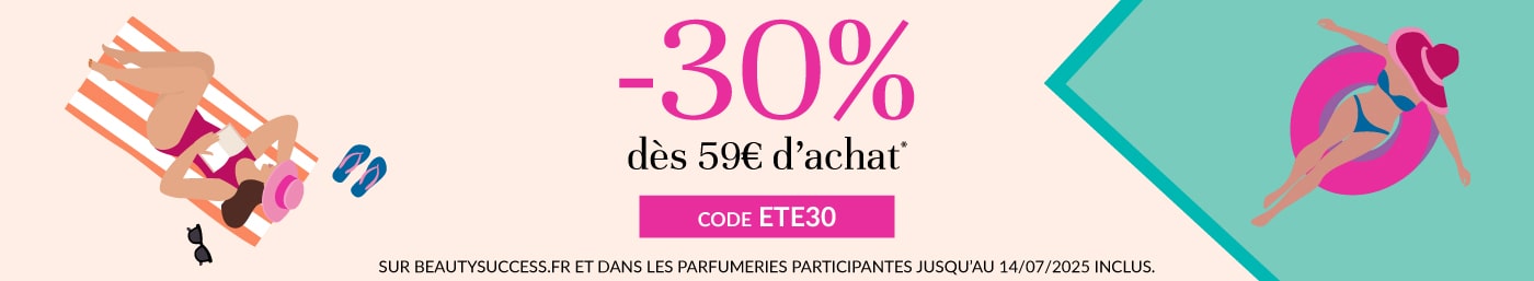 -30% dès 59€ d’achat  code : ETE30*