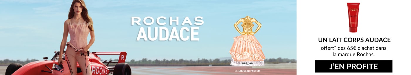  Un lait corps Audace 100ml offert dès 65€ d’achat dans la marque Rochas*
