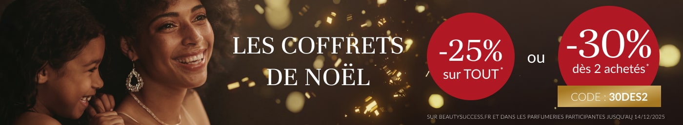 Offrez un coffret  cadeau  -25 % = 1 coffret -30 = 2 coffrets  CODE : 30DES2*