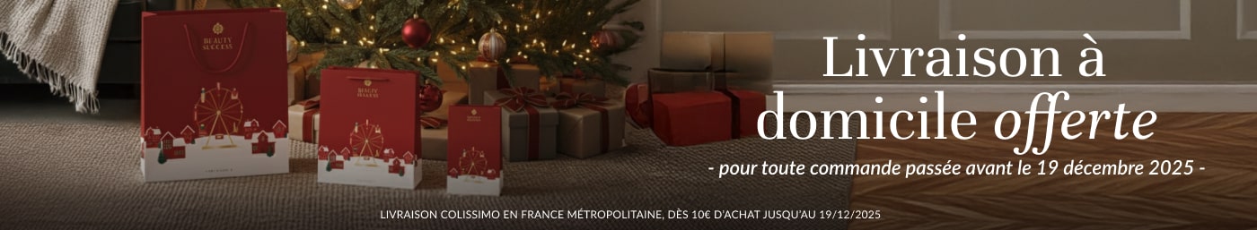Livraison à domicile (Colissimo) offerte dès 10€ d'achat*