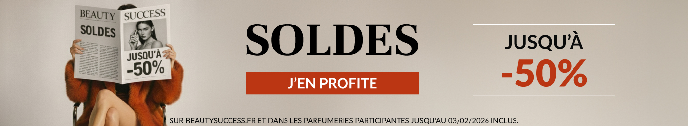 Soldes Beauté : jusqu'à -50% sur les parfums, soins, maquillage