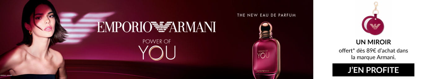 Un miroir Emporio Armani OFFERT dès 89€ d’achat dans la marque Armani