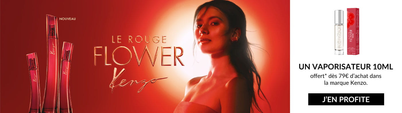 Un vaporisateur Le Rouge Flower 10ml OFFERT dès 79€ d’achat dans la marque Kenzo