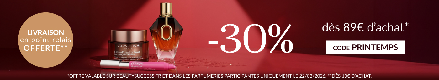 -30% dès 89€ d'achat avec le code printemps