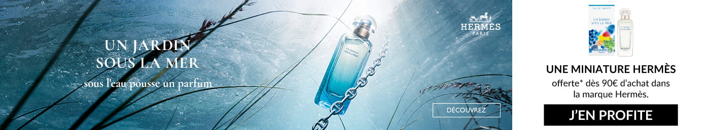 Une miniature Jardin Sous La Mer 7,5ml OFFERTE dès 90€ d’achat dans la marque Hermès du 30 mars au 12 avril*