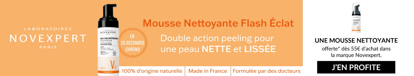 Une Mousse nettoyante offerte dès 55€ d'achat dans la marque Novexpert*