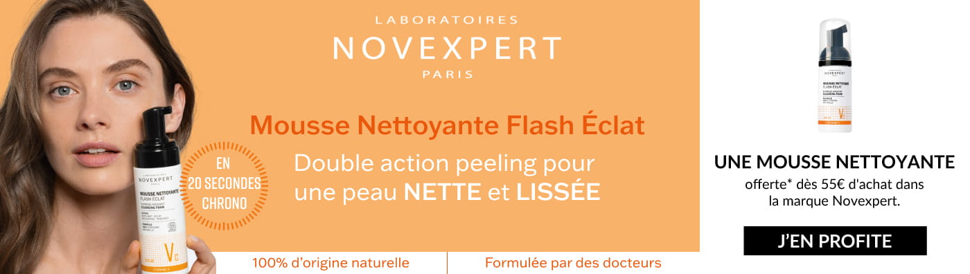 Une Mousse nettoyante offerte dès 55€ d'achat dans la marque Novexpert*
