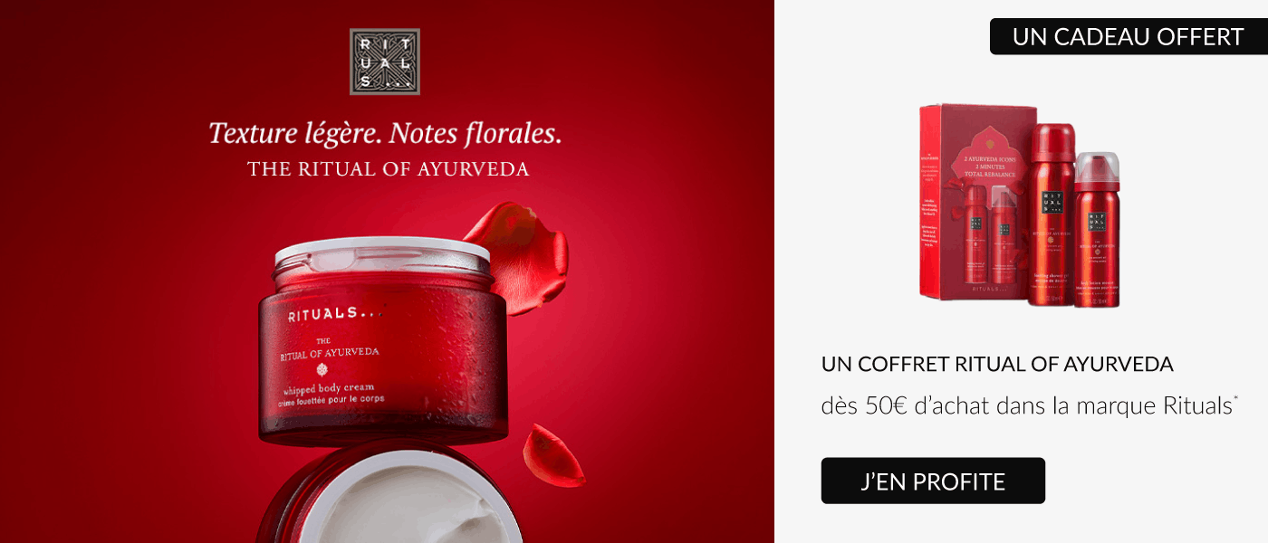 Votre coffret harmonisant The Ritual of Ayurveda offert* dès 50€ d’achat dans la marque Rituals