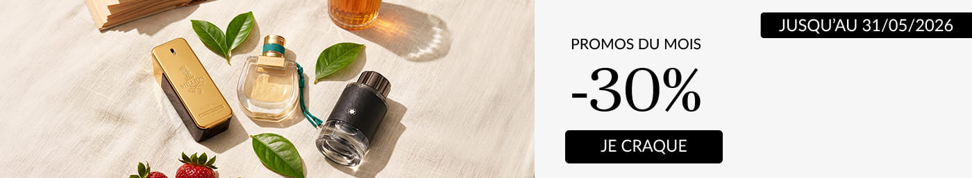 -30% sur une sélection de parfums