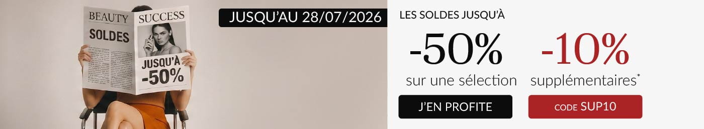 soldes jusqu'à -50%, -10% sup avec le code SUP10