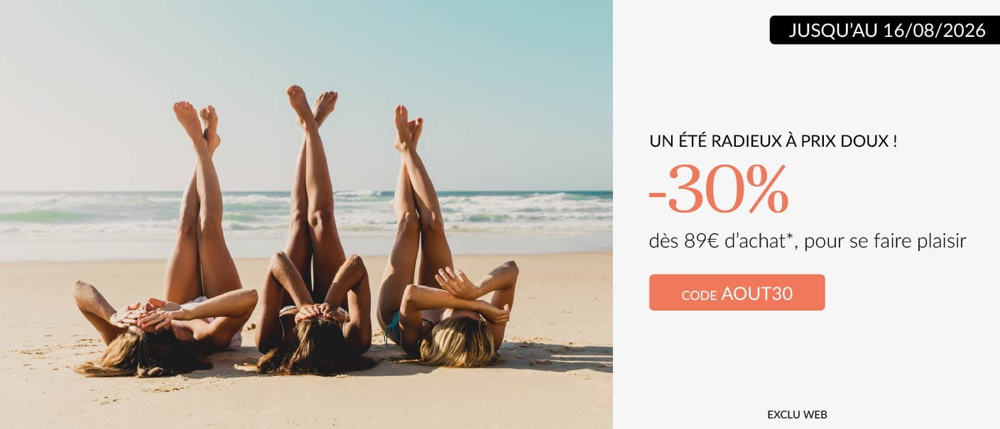 Vos indispensables de m'&eacute;t&eacute; &agrave; -30% d&egrave;s 89&euro; d'achat
