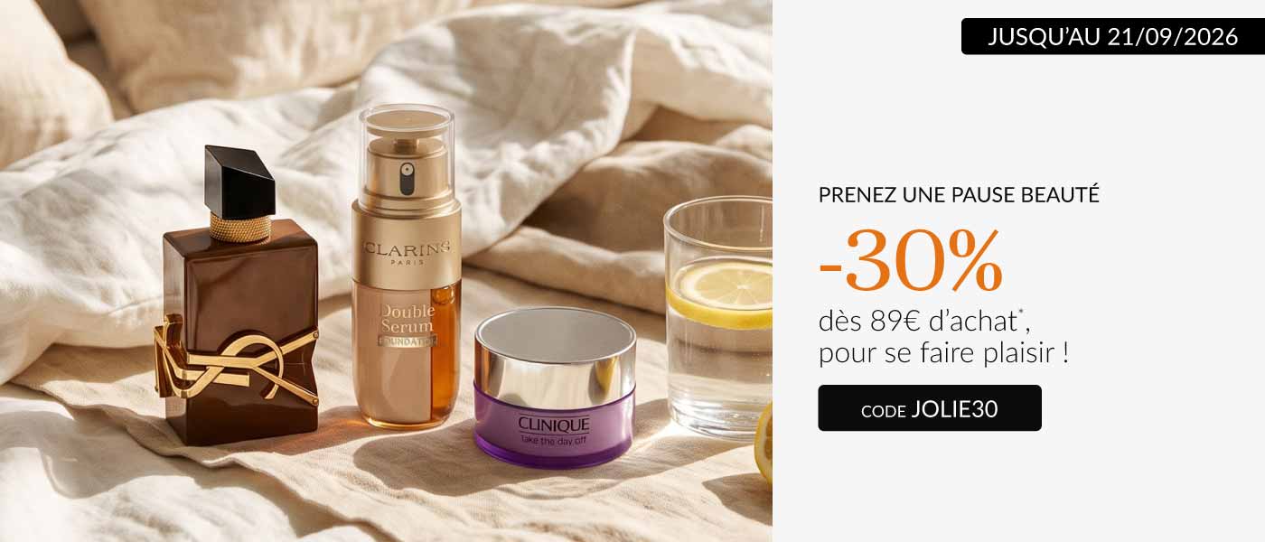 -30% d&egrave;s 89&euro; avec le code JOLIE30