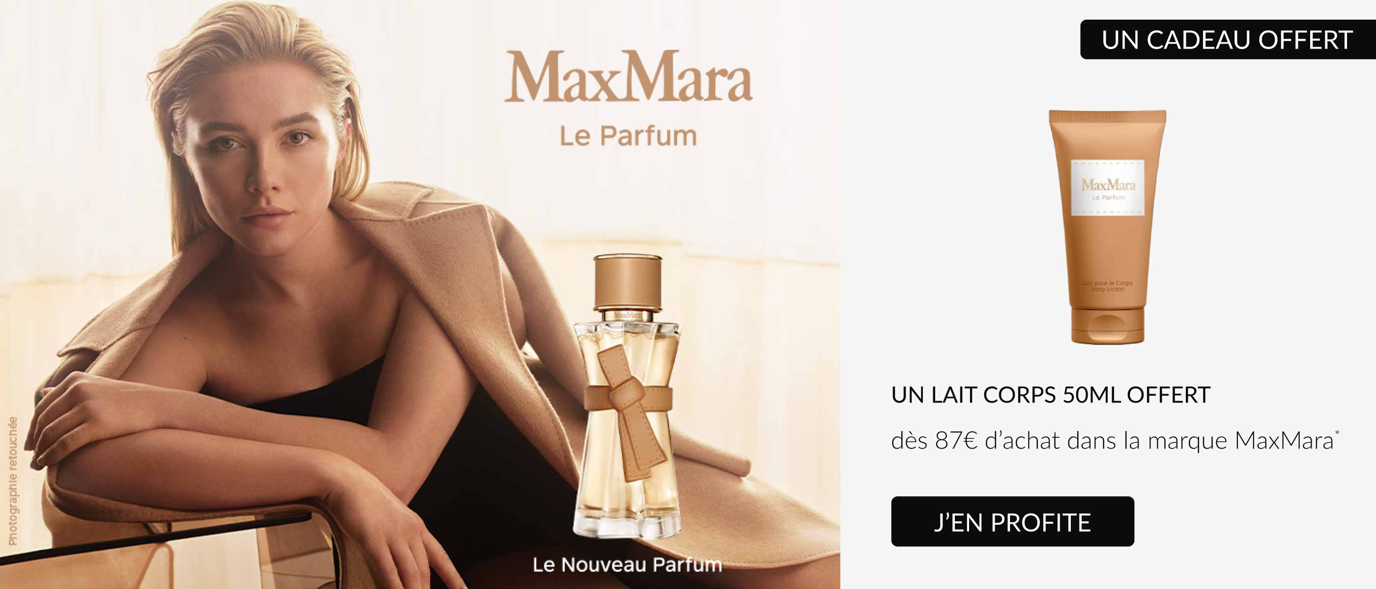 Un lait corps offert des 87&euro; d'achat dans la marque MaxMara