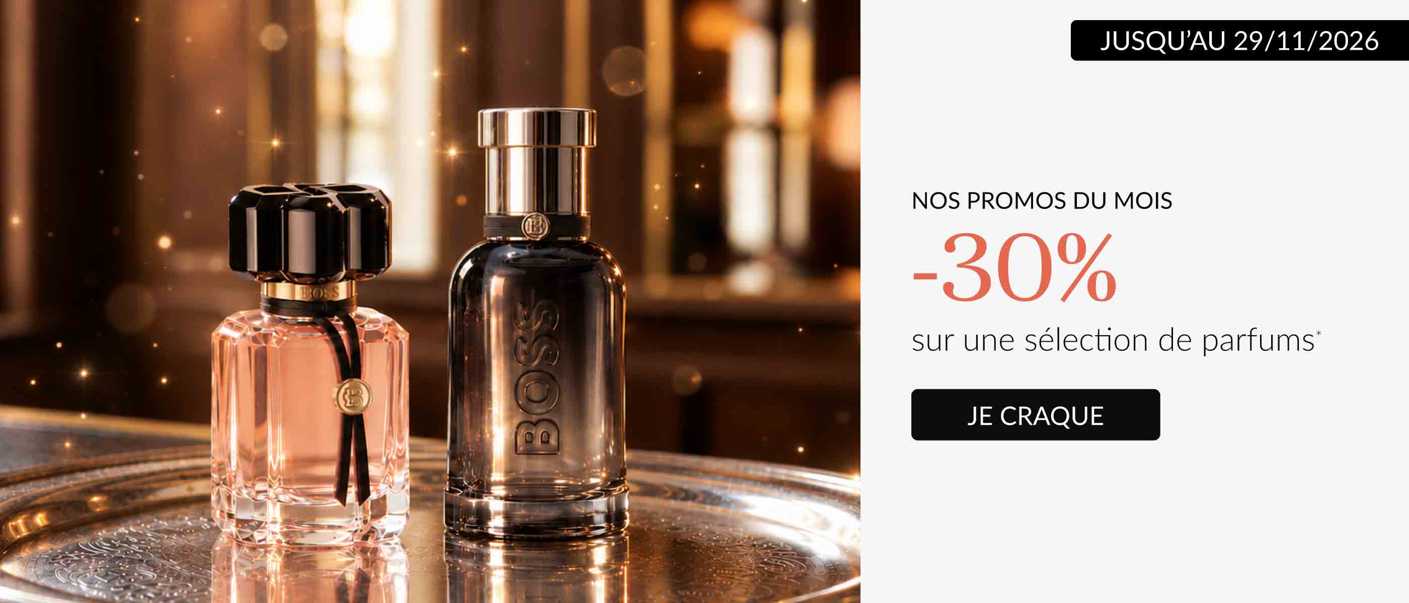 -30% sur une s&eacute;lection de parfums
