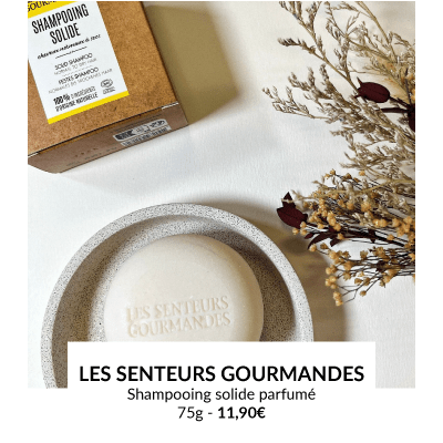 Senteurs Gourmandes -  shampoing solide