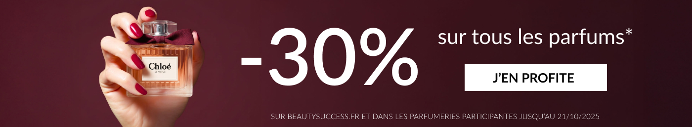 -30% sur tous les parfums