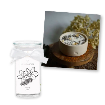 Jewel Candle - Fleur de coton